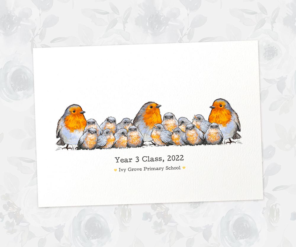 Thank You Teacher Gift Ideas End Of Year Appreciation Headteacher Present From Student Graduation Robin Prints