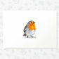 Robin Woodland Bird Nursery Print