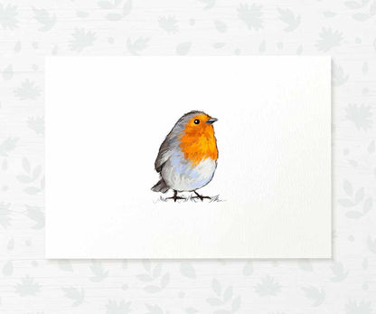 Robin Woodland Nursery Art Print | Bird Children's Wall Art