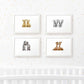Safari Nursery Prints Twin New Baby Shower Gift Ideas Animal Wall Art Set Playroom Decor UK