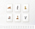 Safari Animal Nursery Prints Set of 6