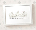 Personalised Sheep Family Portrait