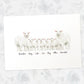 Sheep family portrait featuring grandma and grandad with grandchildren and personalised names for the best grandparent gift
