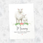 Thank You Personalised Name Gift Animal Prints Sheep Wall Art Custom Fathers Day Son Grandad Present