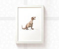 T-Rex Dinosaur Nursery Print