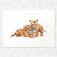 Safari Nursery Prints Twin New Baby Shower Gift Ideas Tiger Animal Wall Art Set Playroom Decor