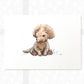 Triceratops Dinosaur Nursery Print